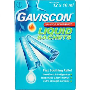 Gaviscon 10mlx 12 satchet